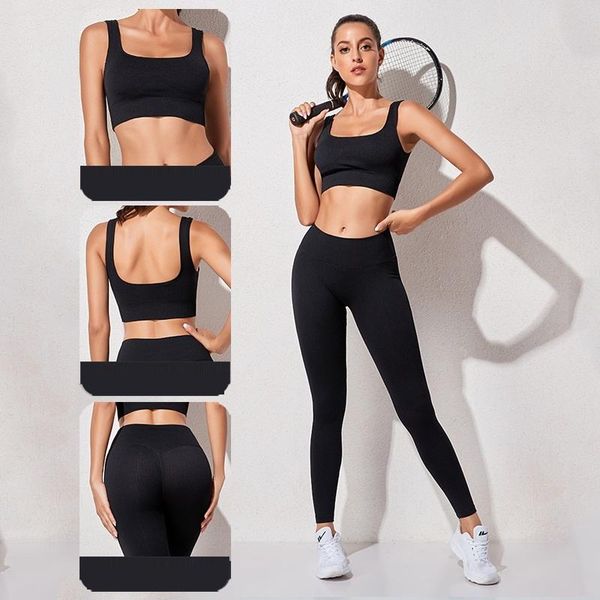 

yoga outfit 2345pcs seamless women set fitness sportswear long sleeve crop high waist leggings collocation gym suits