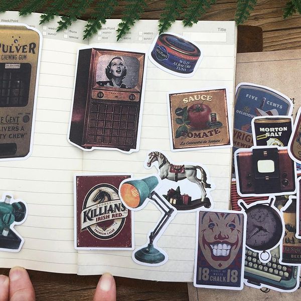 

gift wrap junk joural retro life items stickers scrapbook material collage po decor aesthetic sticker
