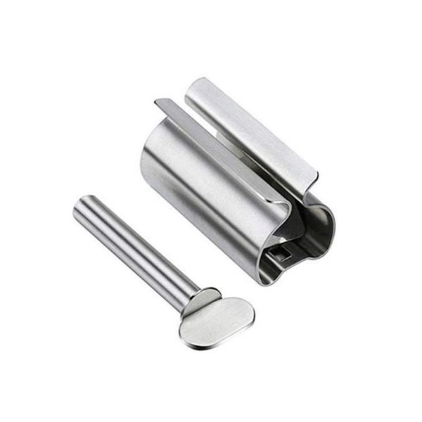 

toothbrush holders 1pc steel rolling toothpaste squeezer roller bathroom tube metal tooth tools squeezing paste dispenser t2n9