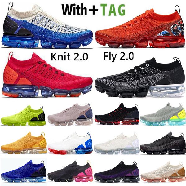 

2022 vapores running shoes knit 2.0 fly 1.0 xamropav heel craphic team black metallic mens trainers sneakers safari cny red orbit volt women