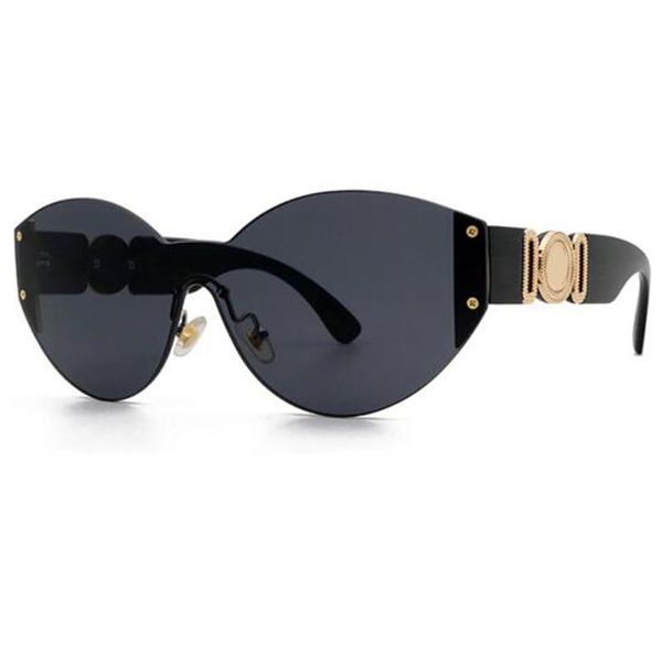

fashion one-piece rimless sunglasses women 2021 designer trending gradient sun glasses men frameless vintage shades, White;black