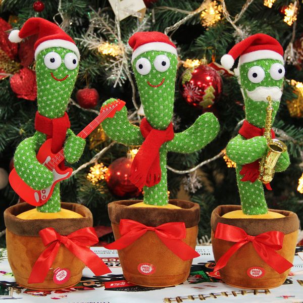 

usb charging dancing cactus dancer speaker repeat say talk talking baby stuffed plush plushie toy children's toys for girl