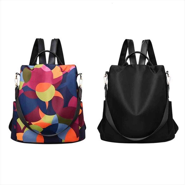 

fashion women oxford cloth school bags multifunction travel bagpacks teenager girls casual anti theft backpacks