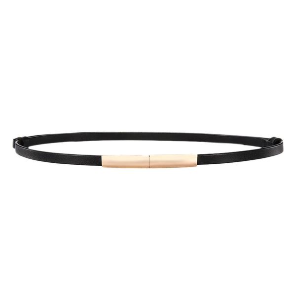 

women's thin belt dress simple wild fashion can be fitted with skirt casual elegant belts, Black;brown