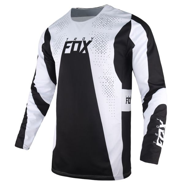 

motocross jersey mx mbx mtb dirt bike racing 360 gear motorcycle jersey, Black