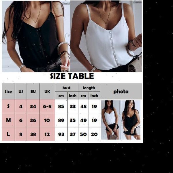 

summer solid button women camis vest blouse sleeveless crop shirt, White