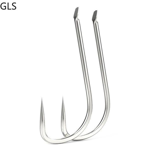 

30pcs/lot jig hooks carbon steel big long shank fishing sea hook pint with barb accessories