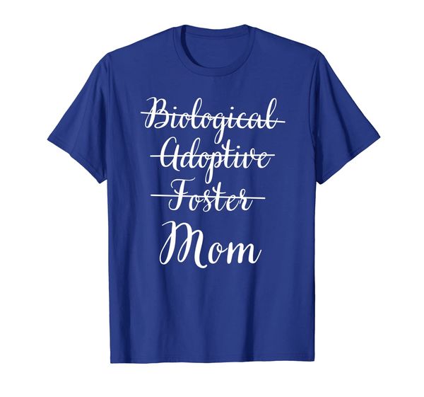 

not biological adoptive foster just mom shirt mothers day, White;black