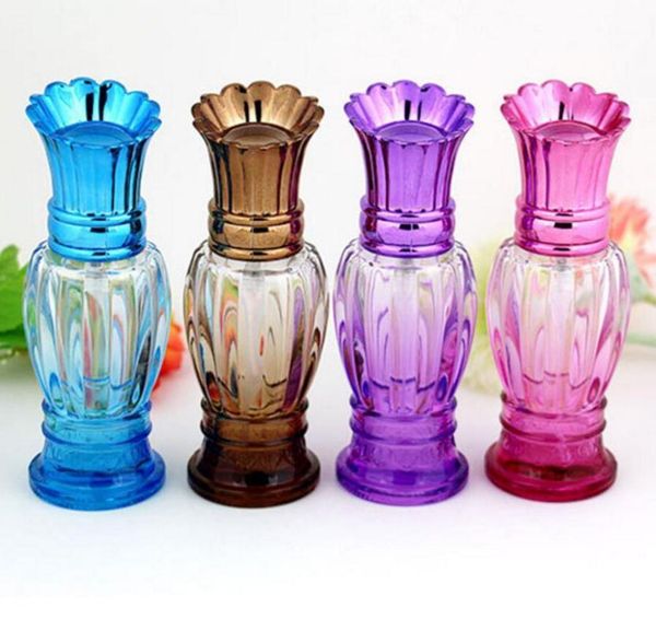 

storage bottles & jars 100pcs 50ml refillable beautiful colorful glass empty spray perfume bottle cosmetic container