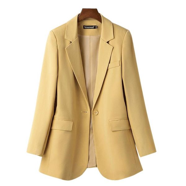 

women's suits & blazers size -3xl suit coat large british style blouse design sense one button casual spring and autumn female small, White;black