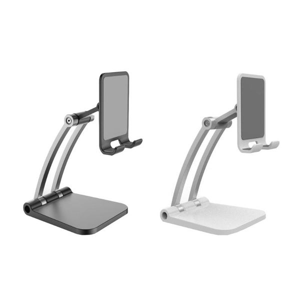 

metal desktablet holder table cell foldable stand support for mobile phone mounts & holders