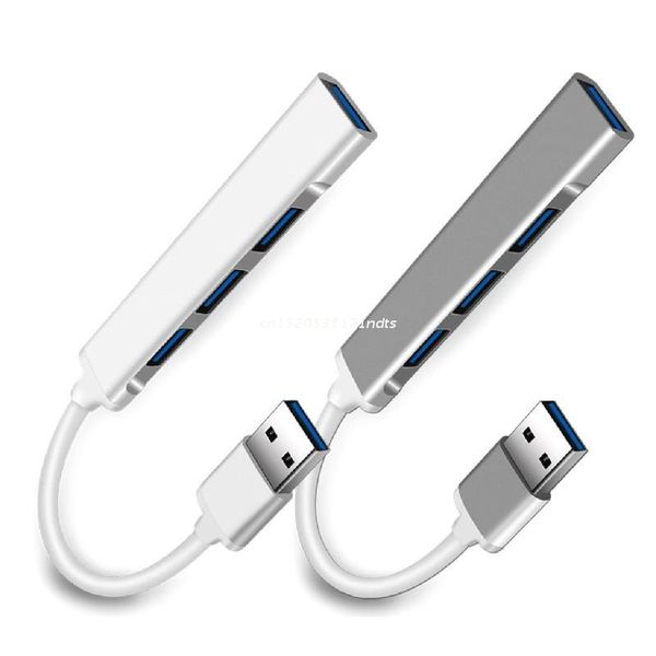 

hubs mini usb hub 4 port 3.0 data power adapter docking station splitter dropship
