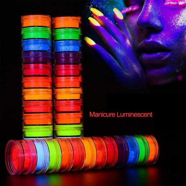 

nail art kits high qual dust glitter pigment set 12 color powder diy for