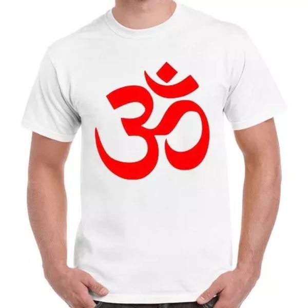 

om aum symbol hinduism meditation yoga shanti present retro t shirt 2395, White;black