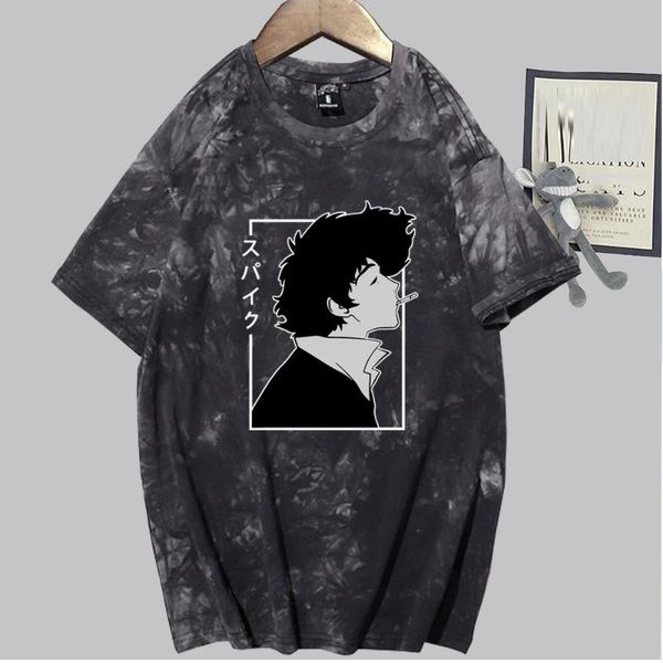 

men's t-shirts funny cowboy bebop anime mens t shirt short sleeve streetwear, White;black