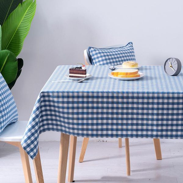 

table cloth simple hipster cotton lattice tablecloth mediterranean japanese linen fabric custom wholesale