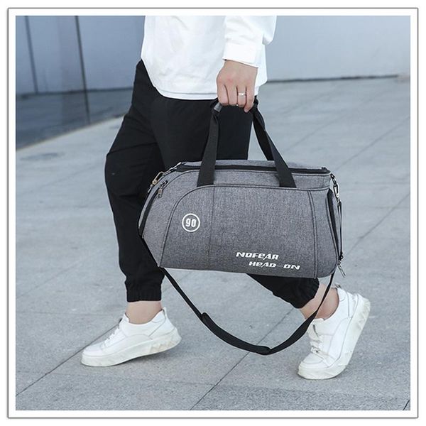 

nylon waterproof men's travel bag large capacity women's big duffle bags business luggage handbag weekend baggage tote duffel