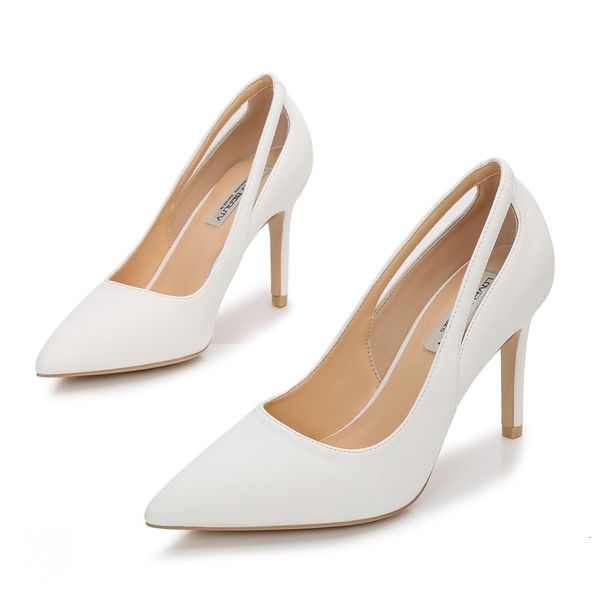 

sandals white black 9cm thin high heels women pumps pointed toe fashion comfortable female shoes party office e0020 59u0