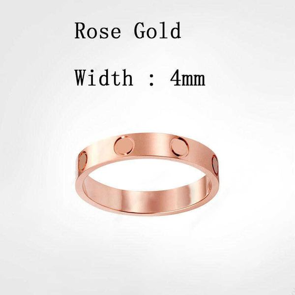 

love rings womens designer ring couple jewelry band steel with diamonds casual fashion street classic gold silver rose optional size 4 /5 /