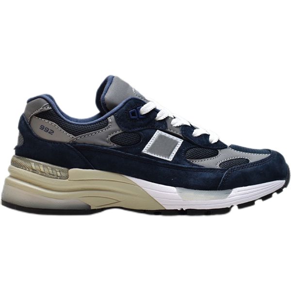 

dress shoes m992 992 shoes sneaker runner suede genuine real leather upper fashion made in the us usa breathable grey black gray navy dark b