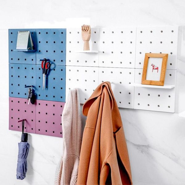 

wall mount storage holder bathroom shelf shower organizer sundries key no drilling kitchen rack hooks & rails
