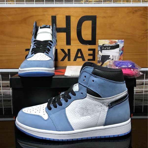 

men women boy youth jumpman 1 1s basketball shoes unc university blue travis scotts zoom fearless obsidian rroyal toe mensiq5q