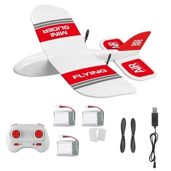 KF606 EPP Foam Glider RC Airplane Flying Aircraft 2.4Ghz 15 minuti Fligt Time Foam Plane Giocattoli per bambini Regali 210925