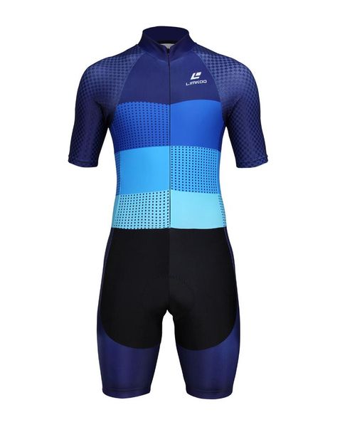 

cycling skinsuit men aero professional bicycle suit long-sleeved bike clothing mtb racing set ciclismo triathlon sets, Black;blue
