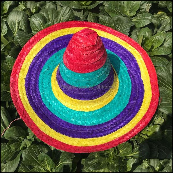 Berets Hats Chapéus Chapéus, Lenços Luvas Moda Aessórios Estilo de Verão de 6 peças Crianças mexicanas ST Dança Sestion Tonias Props Party Hat Kid G