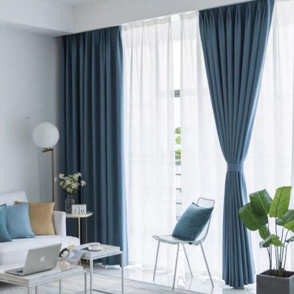 

modern blackout curtains for living room window bedroom fabrics ready made finished ins drapes blinds tend curtain