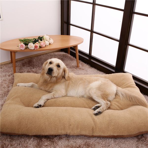 

crates pet nest dog kennel washable large golden cushion bed supplies
