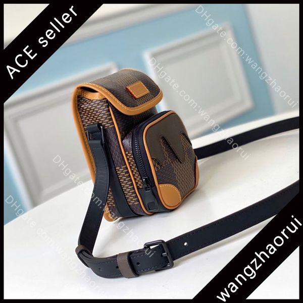 

box 3b04 genuine leather cross body with bagss fashion shoulder bags men canvas slingbag purse men's wallet classic a021
