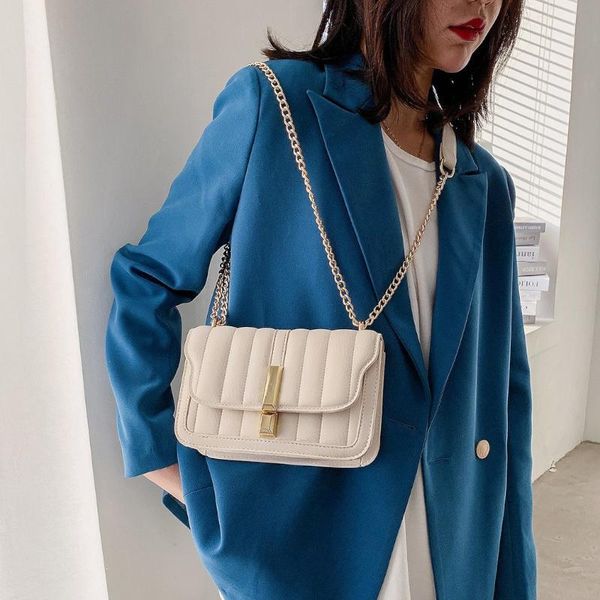 

new fashion chain leather shoulder crossbody bags for women handbags designer purses sac a main bolso