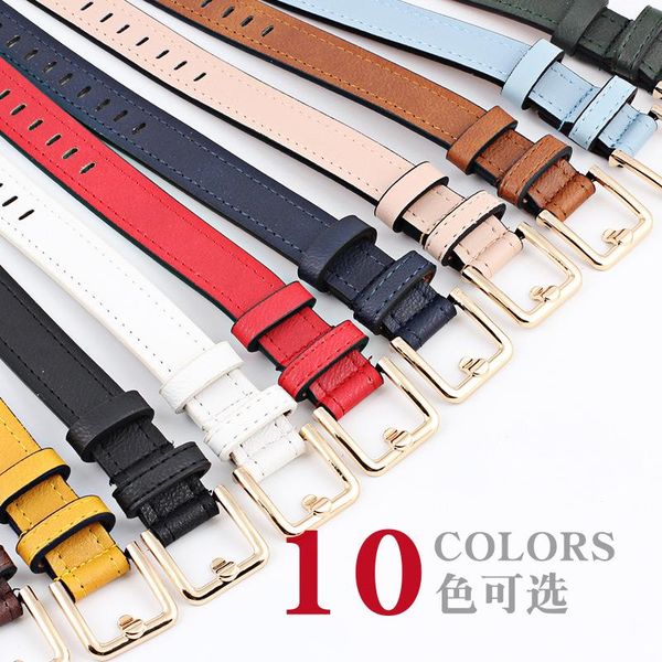 

belts estenala pin buckle small belt ladies fashion simple hollow wild korean student jeans thin waistband women's, Black;brown