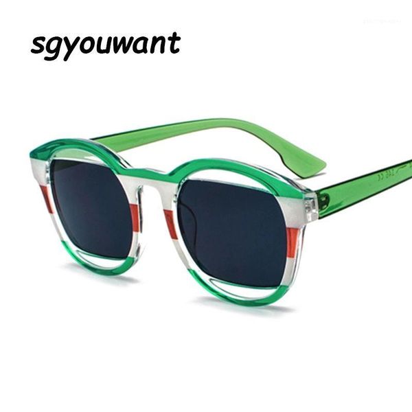 

sunglasses sgyouwant brand round women luxury female shades europe ins sun glasses lady lunettes de sol femme, White;black