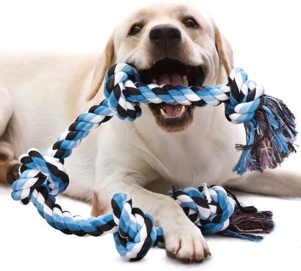 

cat toys medium large breed dog rope indestructible tough nature cotton pet toy bite resistant clean sharp teeth
