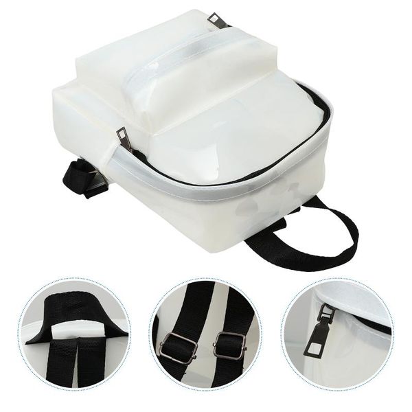 

school bags 1pc casual backpack fashion transparent jelly style bag