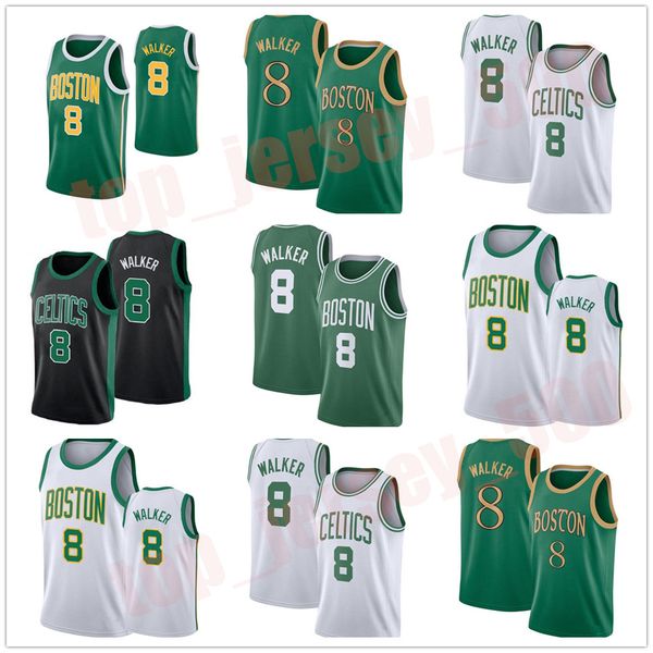 

2021-2022 stitched basketball jersey 8 kemba walker, Black;red