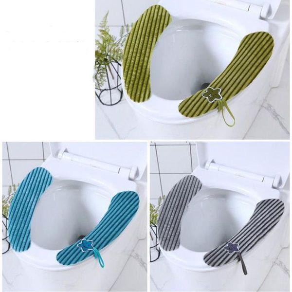 

toilet seat covers winter cartoon past thicken ring mat bathroom warm cover