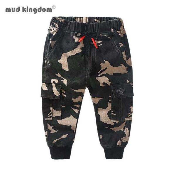 

mudkingdom boys cargo pants autumn winter warm camouflage fashion jogger trousers for 210615, Blue