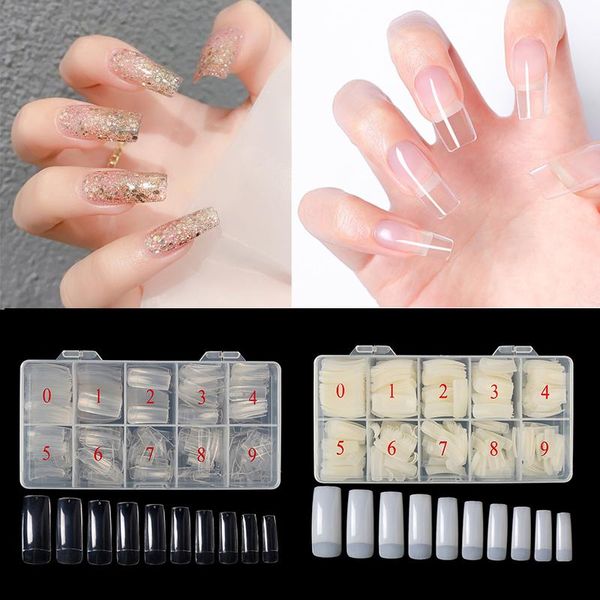 

false nails wholesale 1-13box fashion natural fake tips diy with box beauty tool nail acrylic artificial art, Red;gold