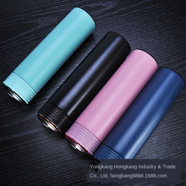 

water bottles fashion high-end business cup portable double-layer heat insulation anti-scalding stainless steel vacuum