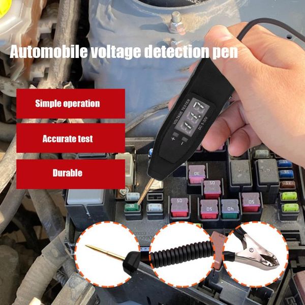 

diagnostic tools automotive circuit tester electrical system digital display voltage repair tool accessories
