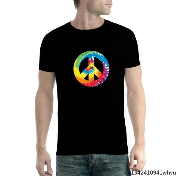 

men's t-shirts retro peace sign love 70s hippie costume printed men t shirt summer trend short sleeve cool plus size m-5xl, White;black