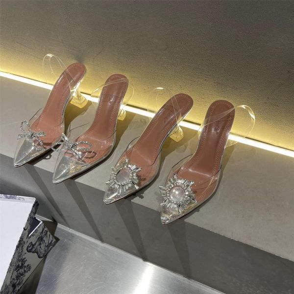 

high heel sandal for women clear shoes 2021 summer suit female beige high-heeled party girls comfort stiletto pointed rhines sandals, Black