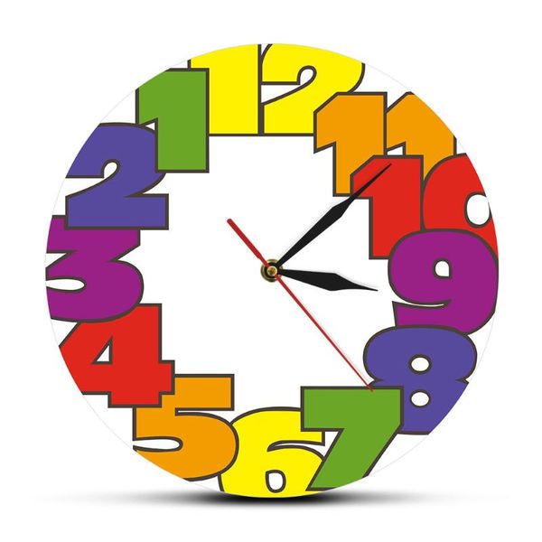 

wall clocks big numbers backwards clock modern home decor silent non ticking reverse run counterclockwise easy to read watch