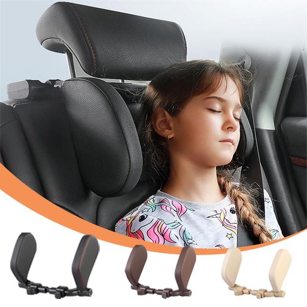 

seat cushions car headrest pillow neck support for sleep side head high elastic nylon kids