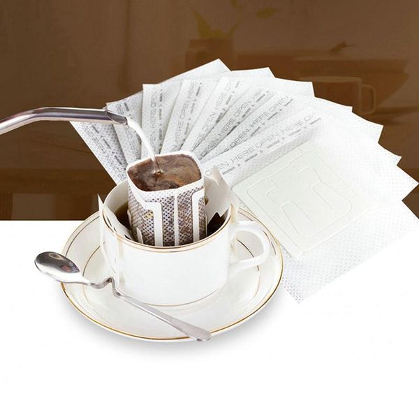 

coffee filters 200 pcs portable drip powder paper hanging ear bag filter