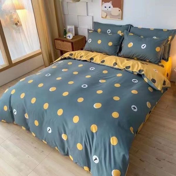 

60 thread count cotton autumn winter thickened frosted four piece gift set