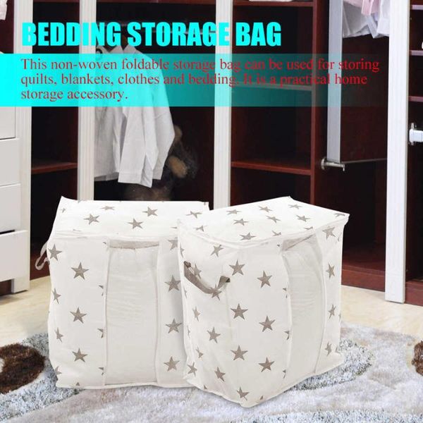 

large storage bags box quilt bedding duvet laundry pillows organizer